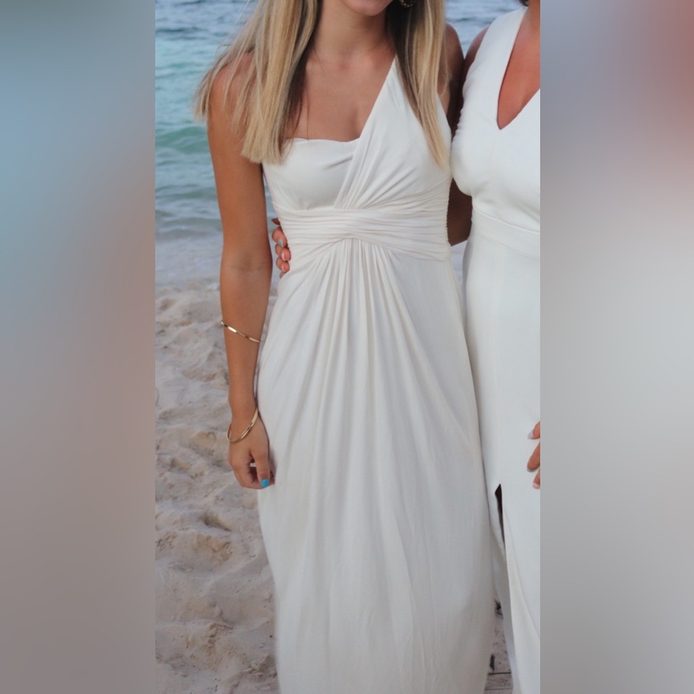 BCBG white gown